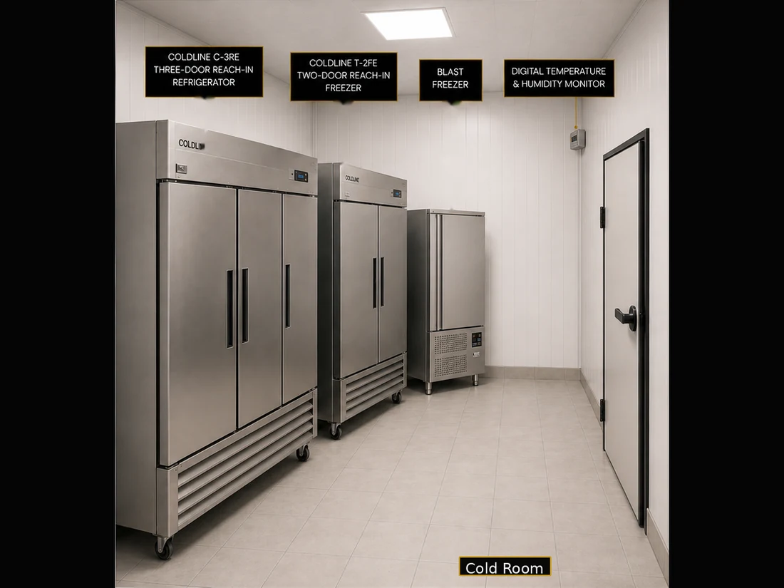 Illustrative rendering: Cooling & Cold Storage