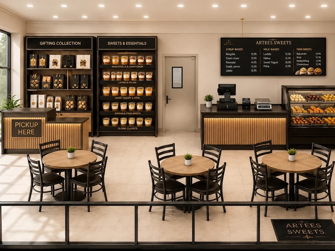 Illustrative rendering: Retail Display